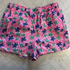 Vineyard Vines Pink and Blue Floral Shorts